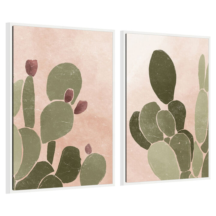 Desert Cactus II & III 2 Piece