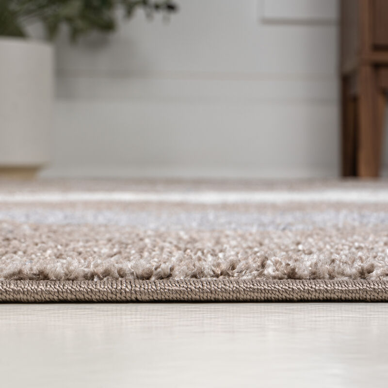 Zoe Contemporary Bohemian Abstract Marble Area Rug