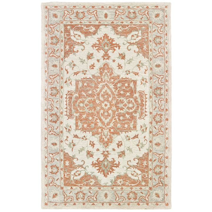 LR Home Modern Traditions Wool Area Rug Indoor