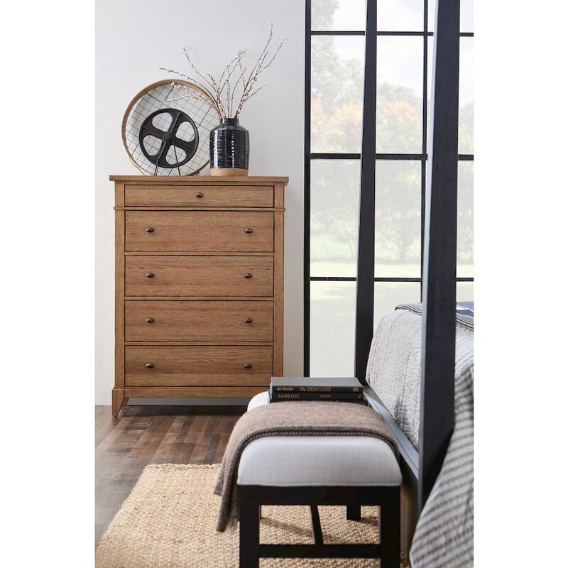 Legacy Classic Drawer Chest (5 drawers, third drawer hidden jewelry tray,felt lined top drawer)