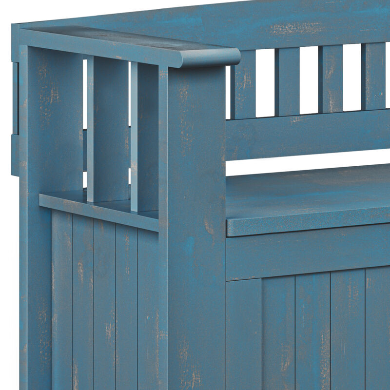Simpli Home Acadian Entryway Storage Bench image number 5