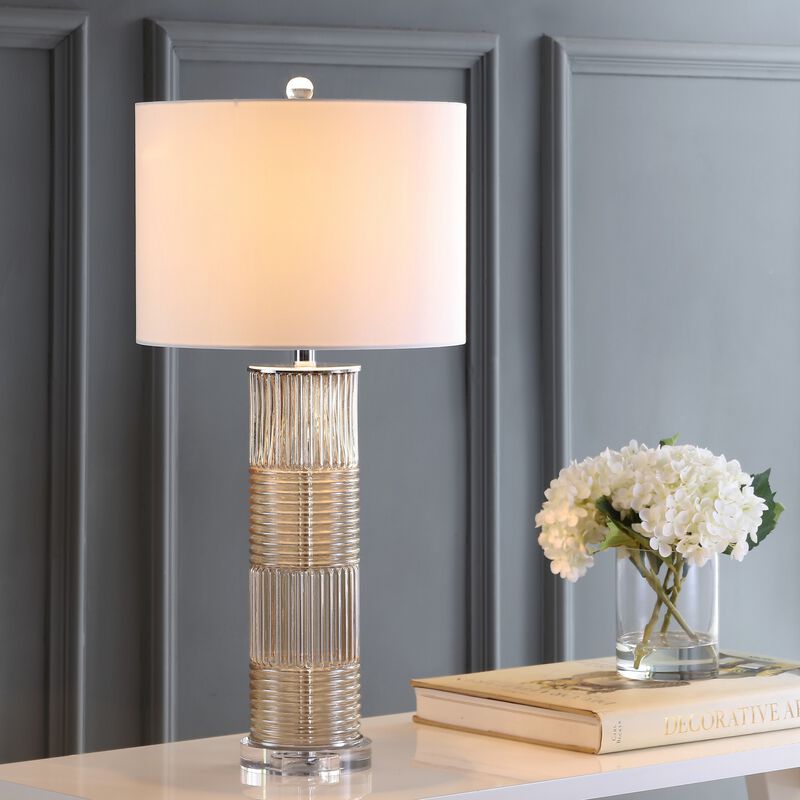 Genevieve Glass/Crystal LED Table Lamp