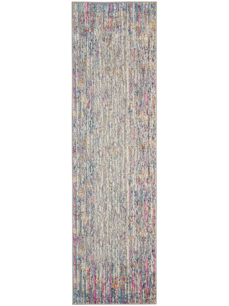 Passion PSN09 Ivory/Multicolor 2'2" x 7'6" Rug image number 0