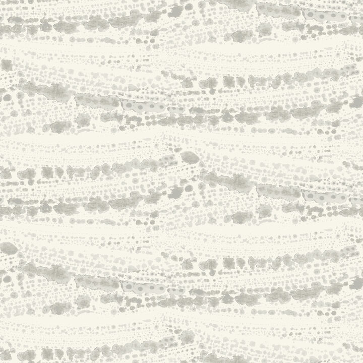 Rannell Grey Abstract Scallop Wallpaper