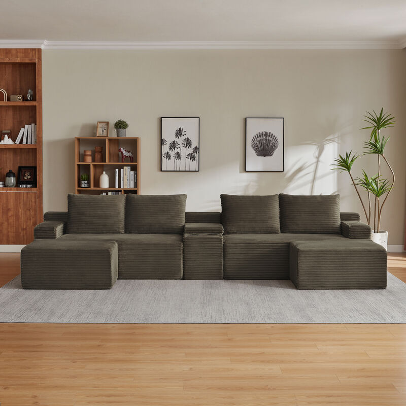 Zossox U-Shaped Sectional Sofa image number 2