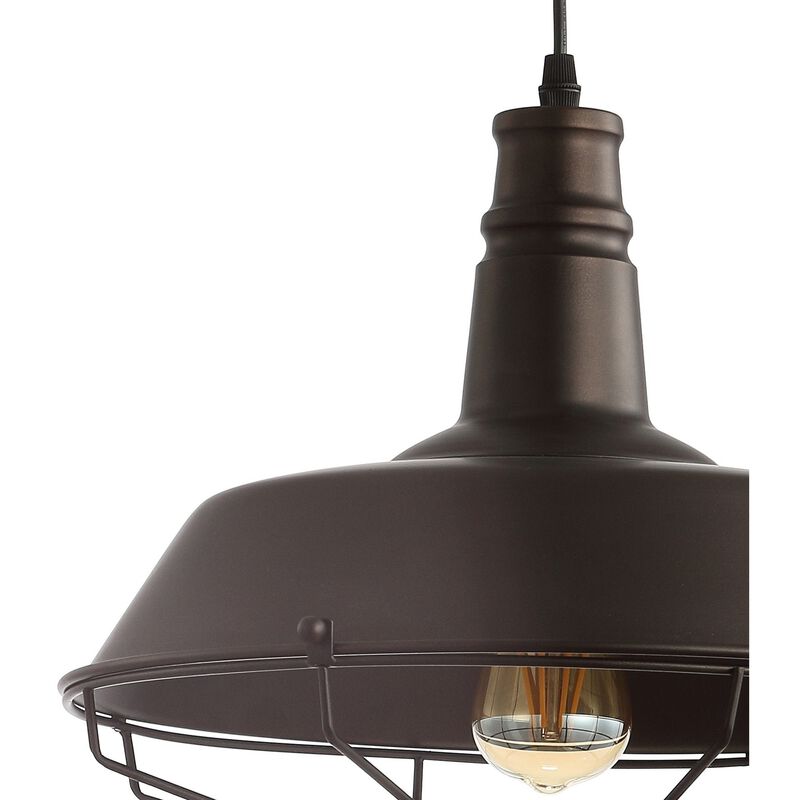 Farmhouse Adjustable Industrial Metal LED Pendant