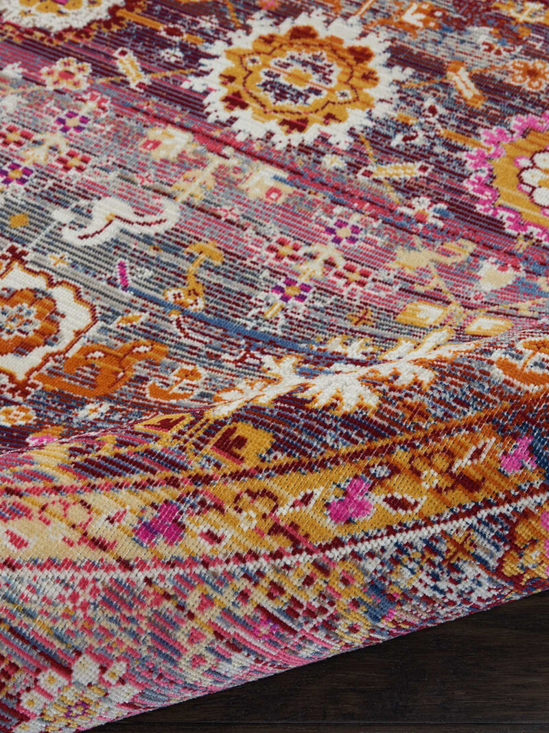 Vintage Kashan VKA03 Red/Multicolor 4'6" x 6'6" Rug