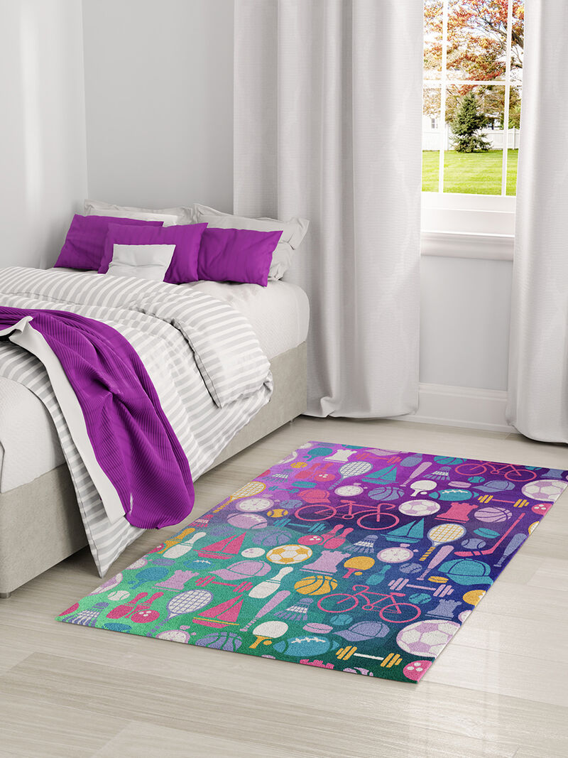 Imagination IMA07 Purple 3'5" x 5' Rug
