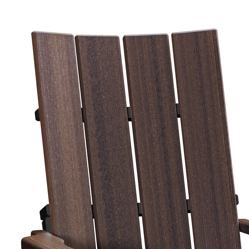 American Furniture Classics Brandon Swivel Glider in Brazilian Walnut on a Black Base