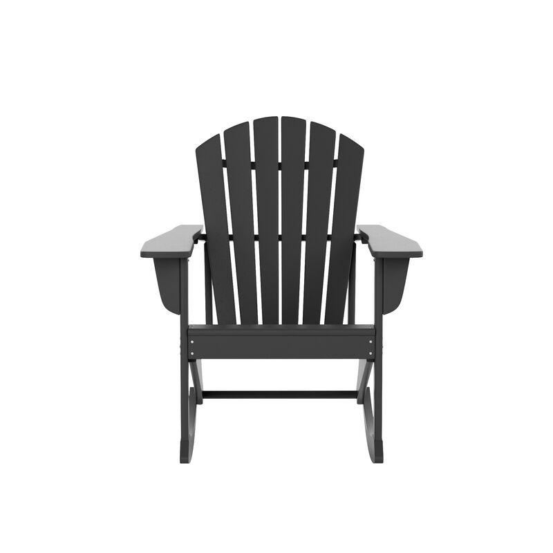 WestinTrends Outdoor Patio Adirondack Rocking Chair