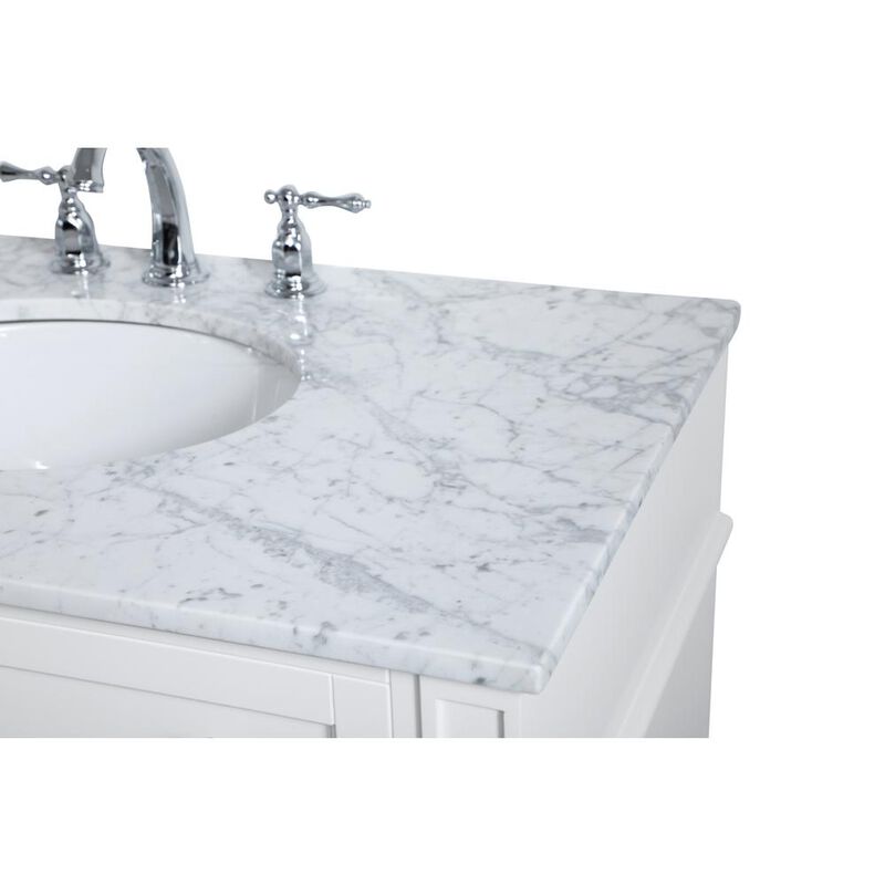Elegant Kitchen and Bath 36 inch Single bathroom vanity in White
