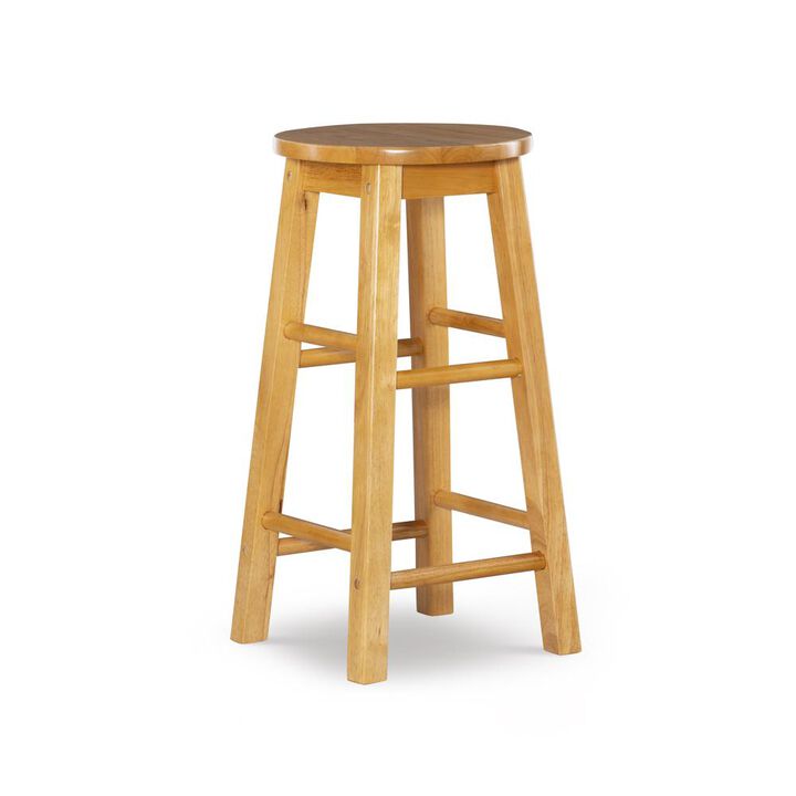 Linon 24 Inches Counter Stool With Round Seat