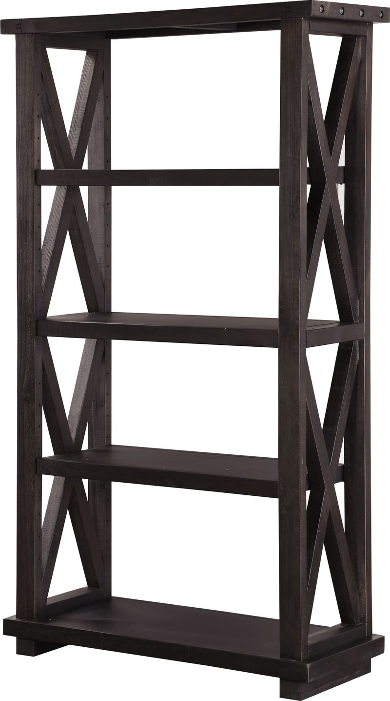 Yosemite Solid Wood Bookcase in Cafe