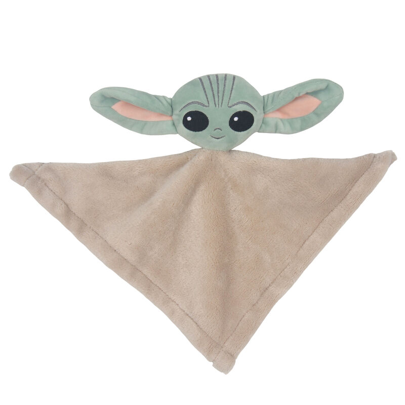 Lambs & Ivy Star Wars Cozy Friends Baby Yoda/Grogu Lovey & Door Pillow Gift Set