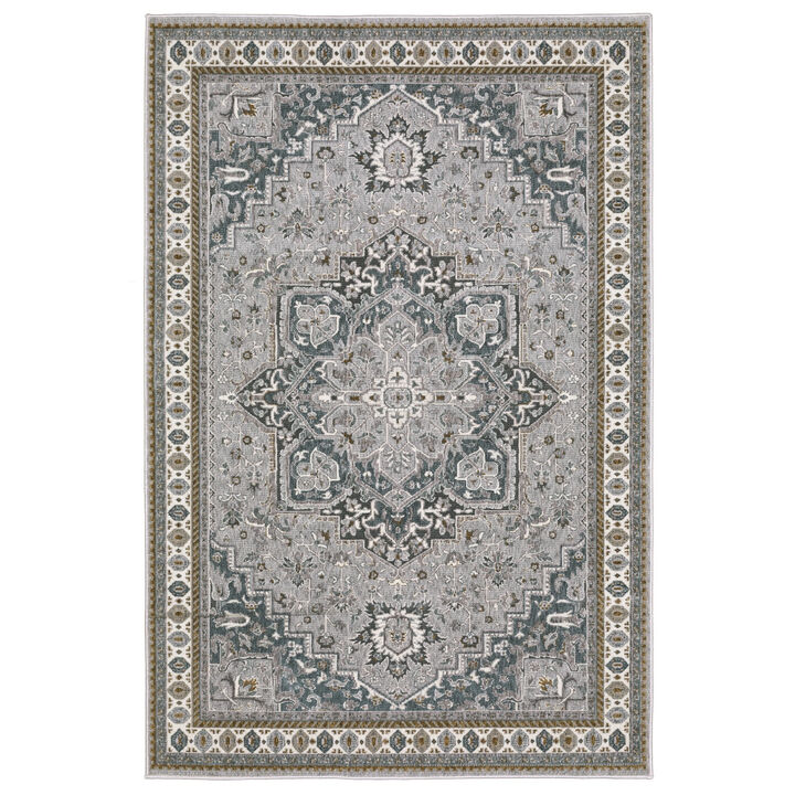 HomeRoots Medallion Area Rug