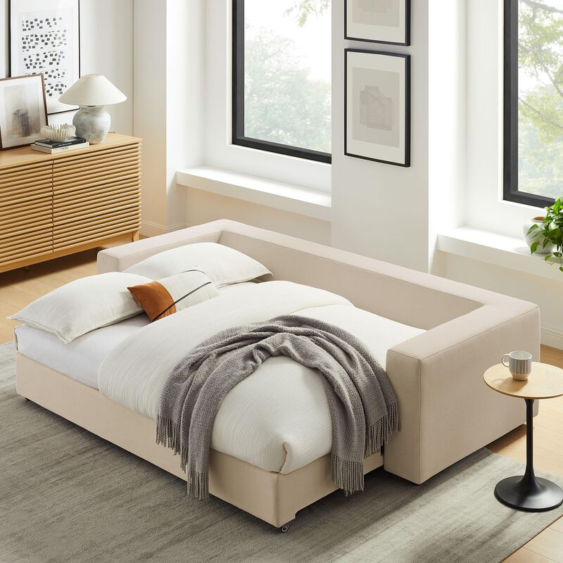 Commix Down Filled Overstuffed Sleeper Sofa image number 4
