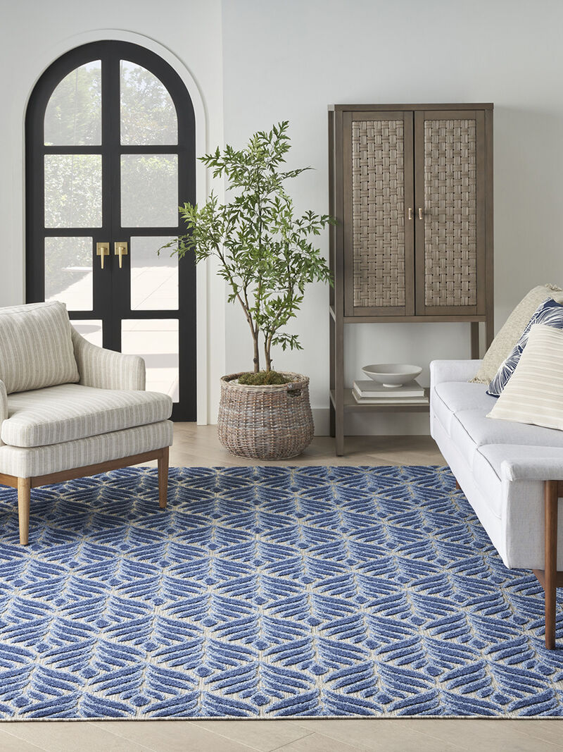 Aloha ALH35 Blue 6' x 9' Rug