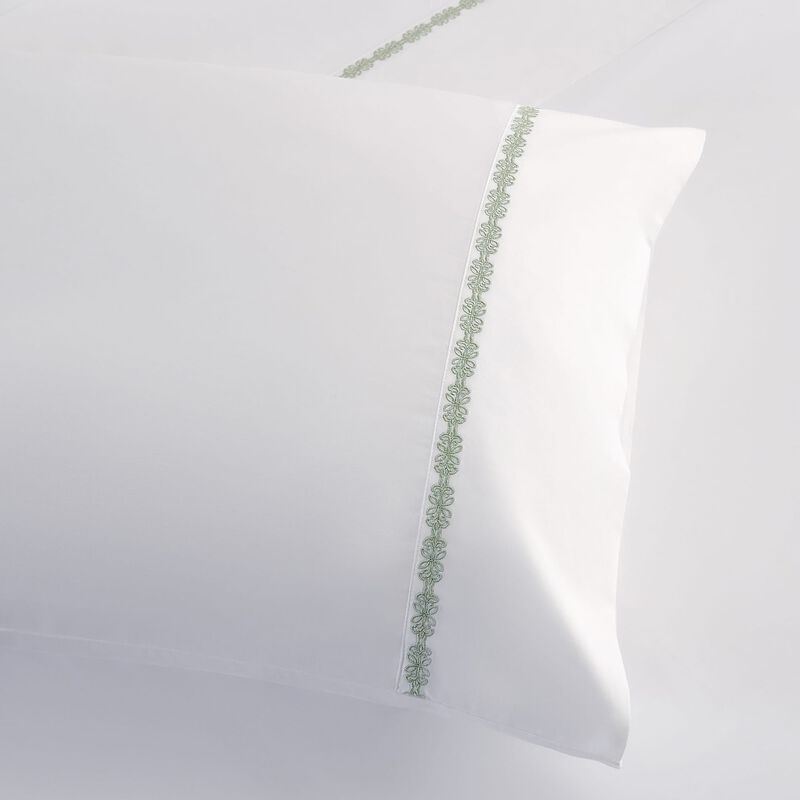 Laurel Green King Sheet Set image number 2