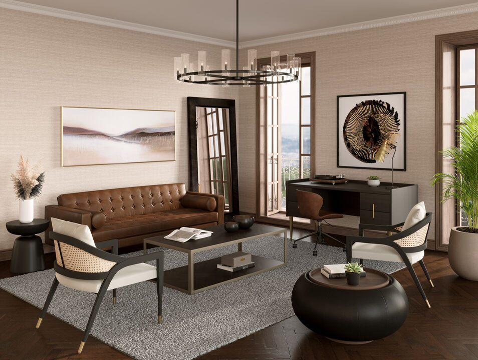 Lucida Black End Table