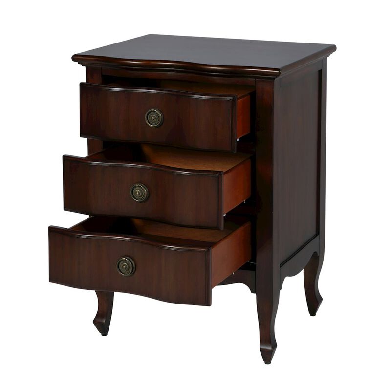 Butler Specialty Nigel 21.5 in. W Rectangular Wood 3 Drawer Accent Chest image number 3