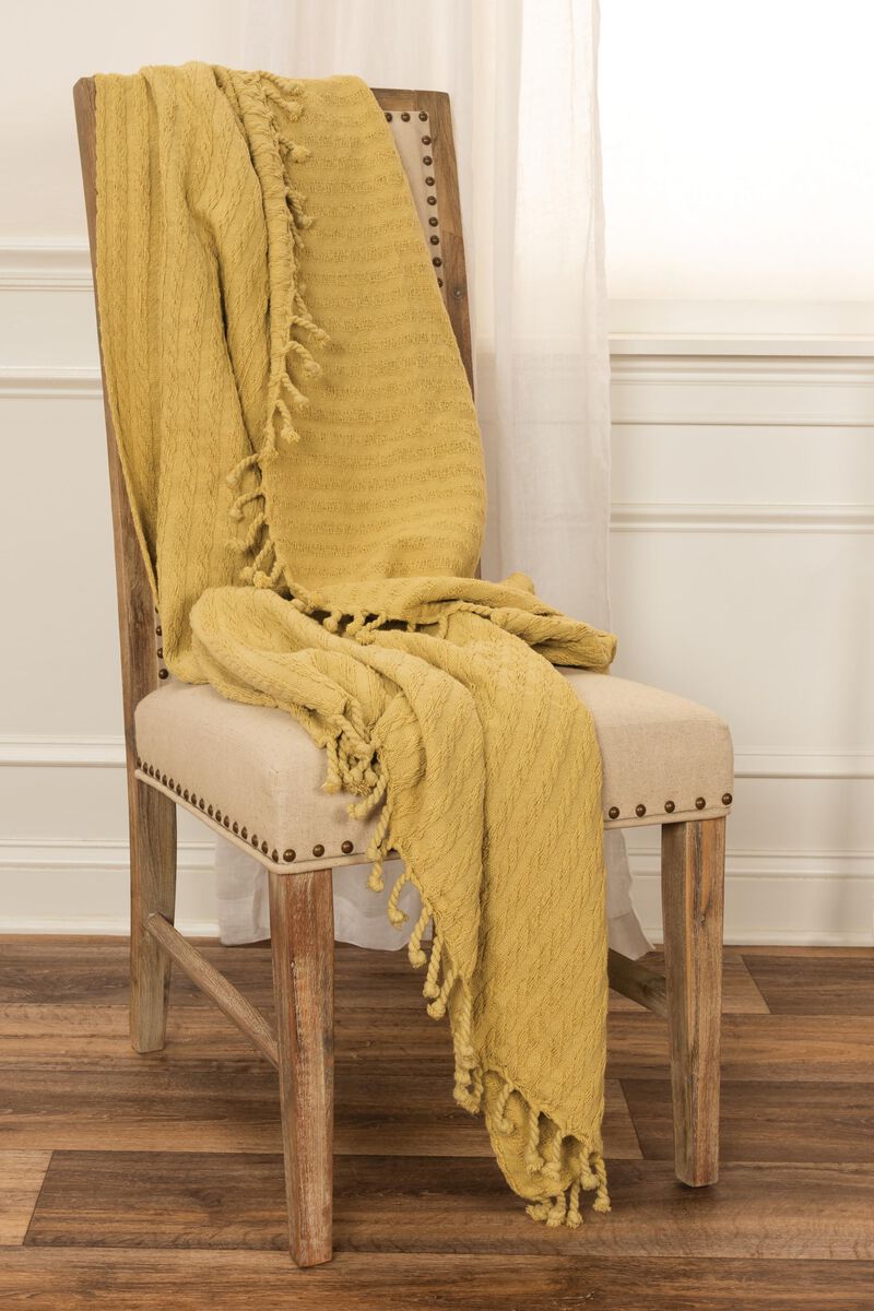 Yellow 50" x 60" Throw Blanket