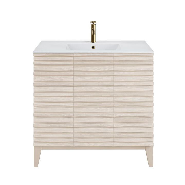 Cascade 36" Freestanding Bathroom Vanity with Sink Top