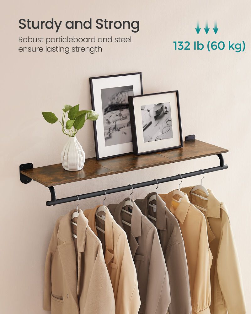 Clothes Rack with Top Shelf image number 3