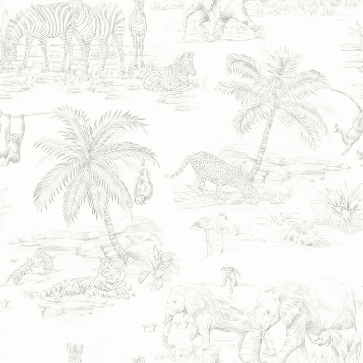 Boheme Platinum Animals Wallpaper