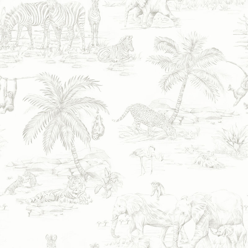 Boheme Platinum Animals Wallpaper image number 0