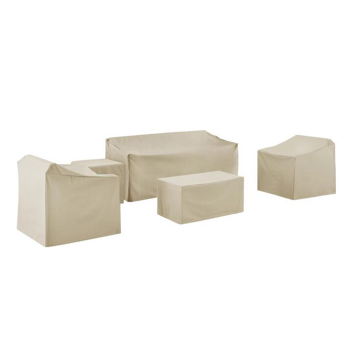 5Pc Outdoor Furniture Cover Set
