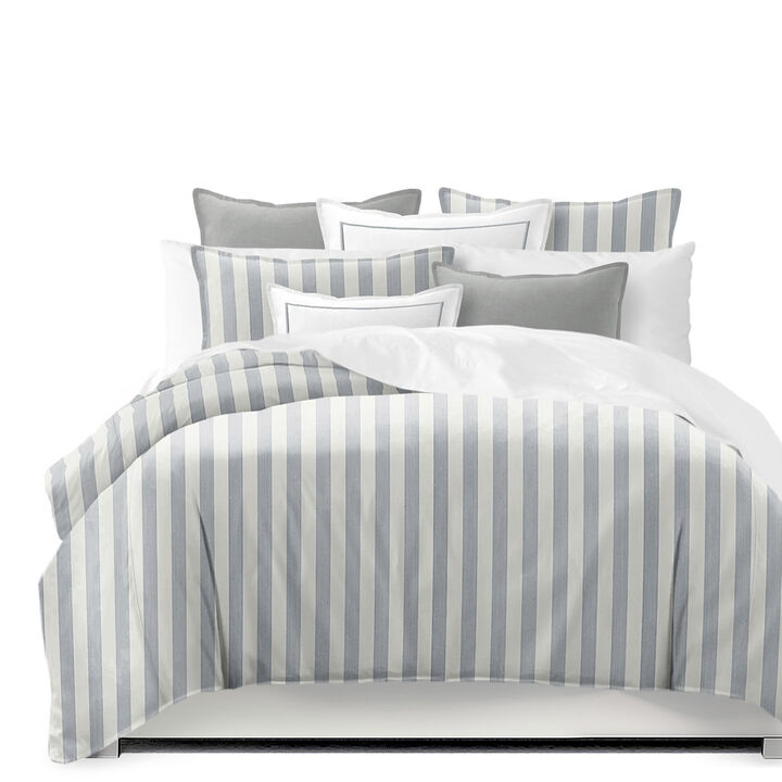 6ix Tailors Fine Linens Wave Runner Gray Comforter Set