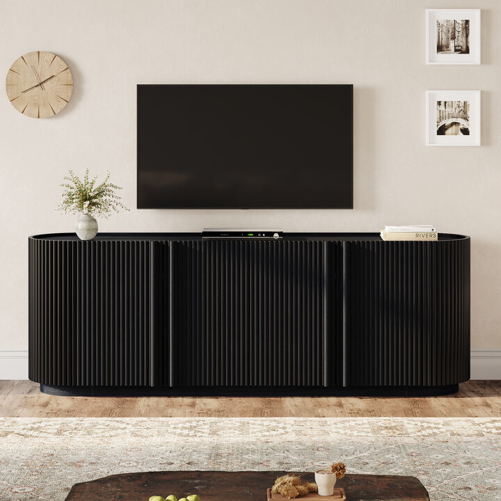Gabbos Wood Grain TV Stand