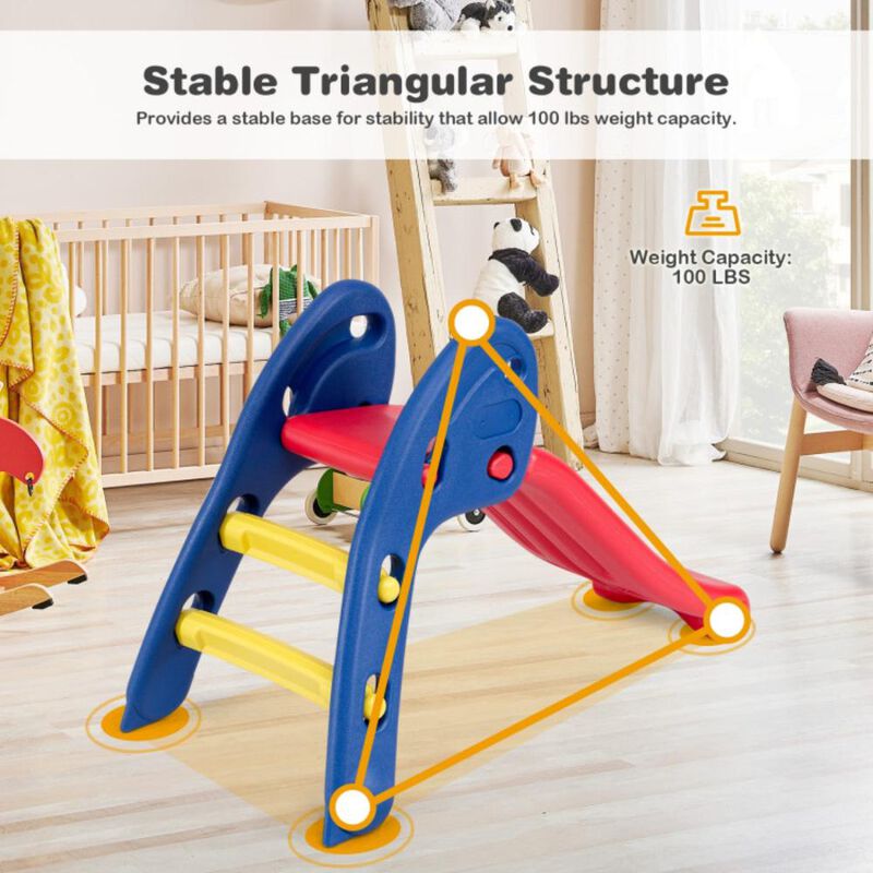 Hivvago 2 Step Children Folding Plastic Slide