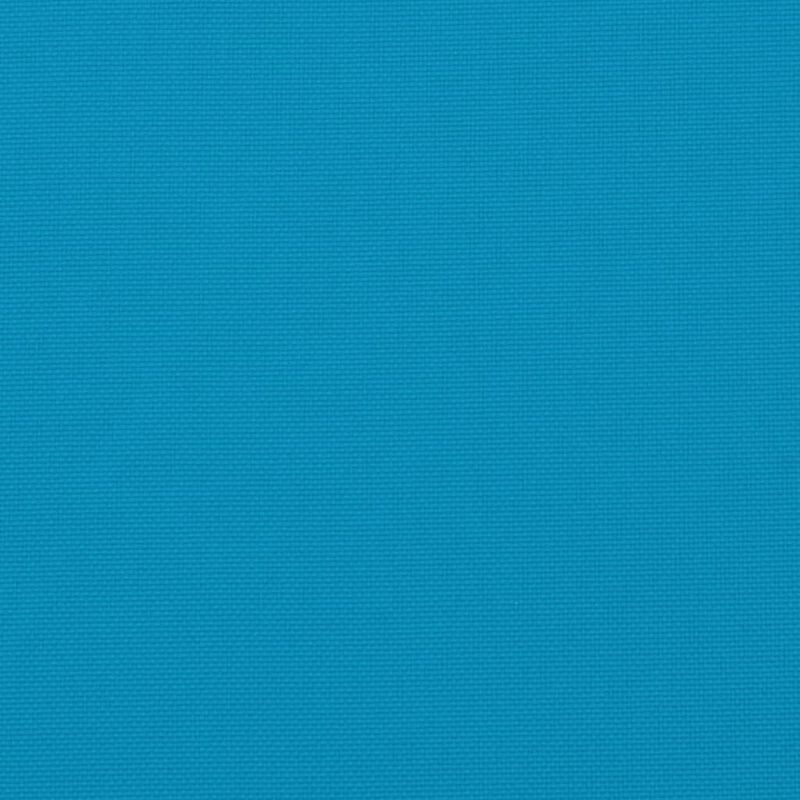 Claire Outdoor Cushion for Bench, 71 Inch, Blue Tufted Oxford Fabric - Benzara