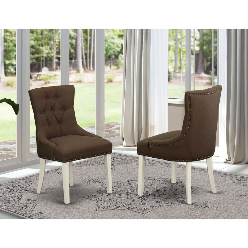 Dining Chair Linen White, FRP2B19