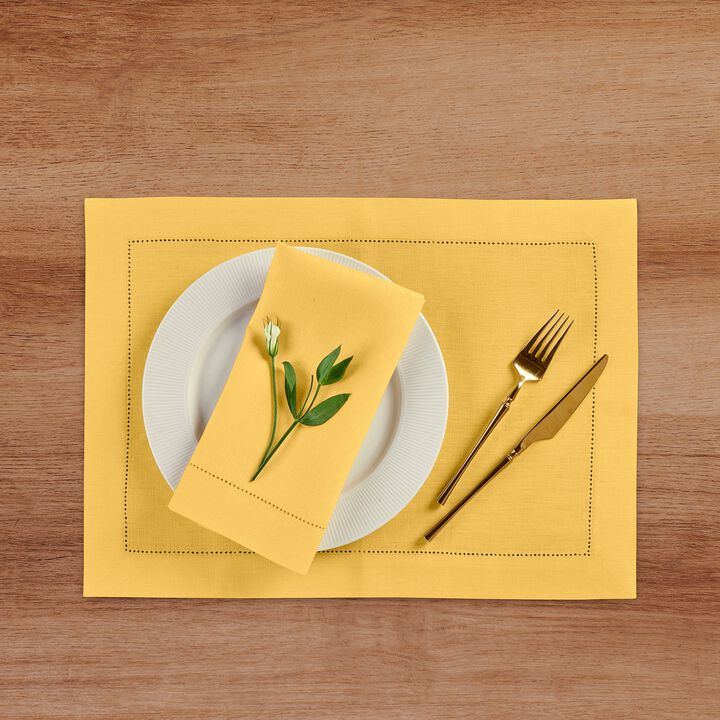 Linen Placemats - Medium Weight Hemstitch