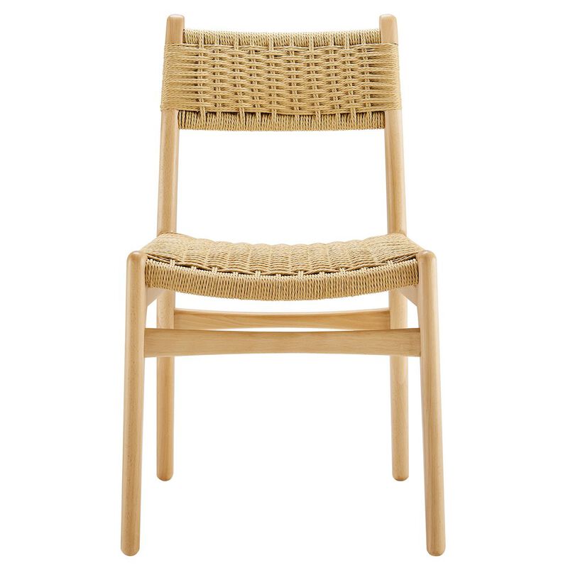 Wynn Rope and Wood Dining Side Chairs Set of 2 image number 6