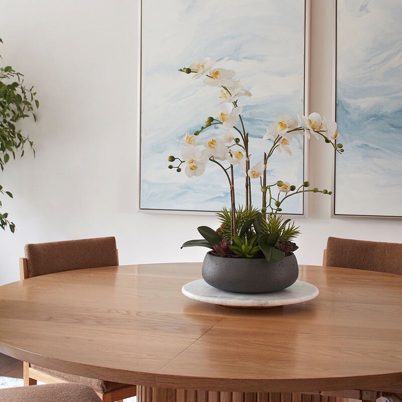 Artificial Orchid with Succulents image number 1