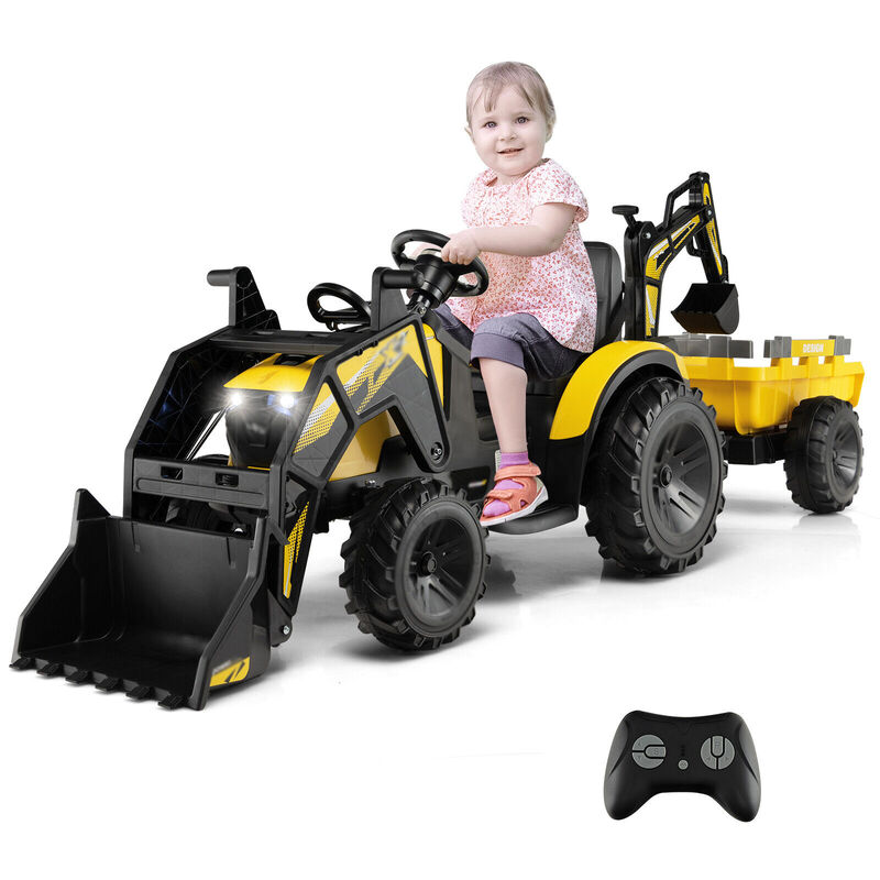 Kids 12V Ride On Excavator Truck image number 3
