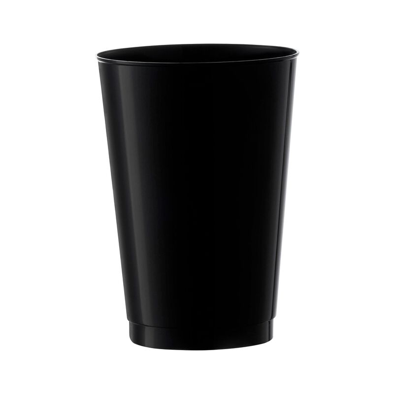 12 oz. Black Round Plastic Tumblers (240 Cups) image number 0