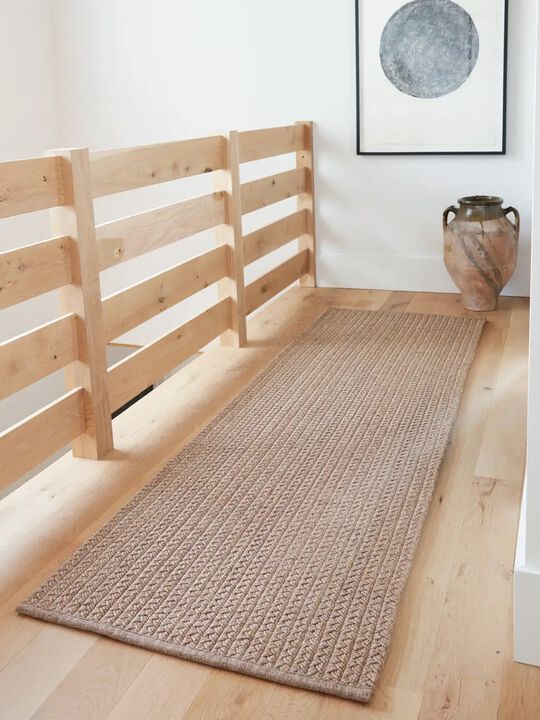 Nirvana Premium Iver Tan/Taupe 6' x 9' Rug