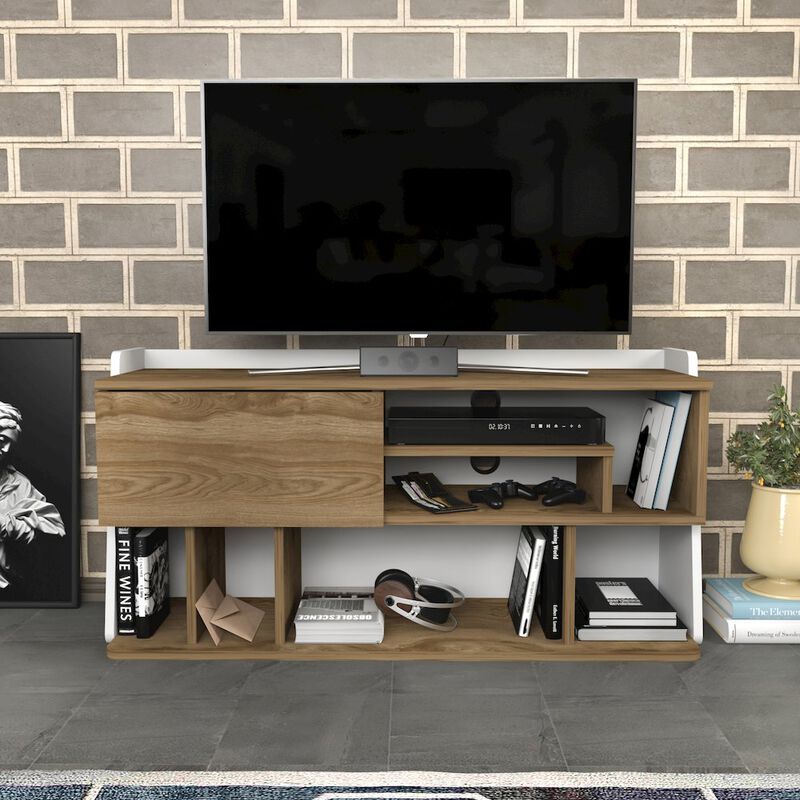 Decorotika Raca Tv Stand Oud Oak White