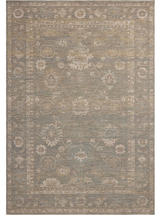 Louisa LOI04 Lagoon/Ivory 5'3" x 7'6" Rug by Chris Loves Julia x Loloi