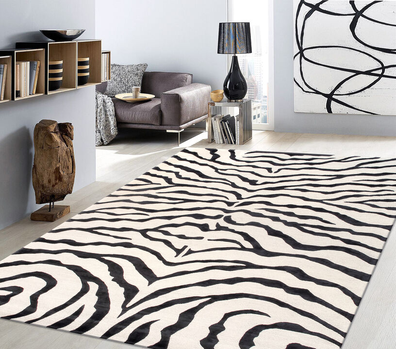 Pasargad Home Edgar Hand-Tufted Transitional Area Rug