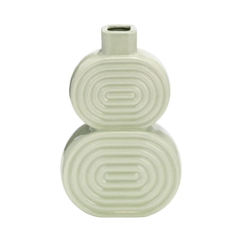 10" Stacked Circles Vase image number 0