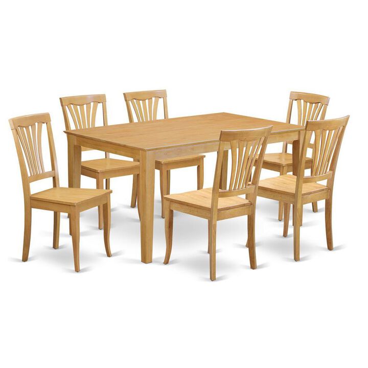 7 Pc Dining room set - Dining Table and 6 Dining Chairs