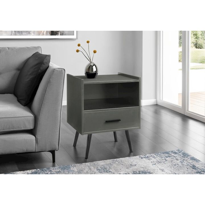 Accent Table, Living Room, Grey Laminate, Contemporary, Modern