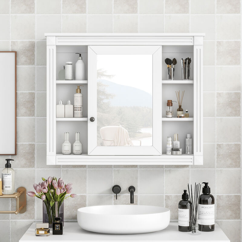 Merax Wall Mounted Bathroom Storage Cabinet