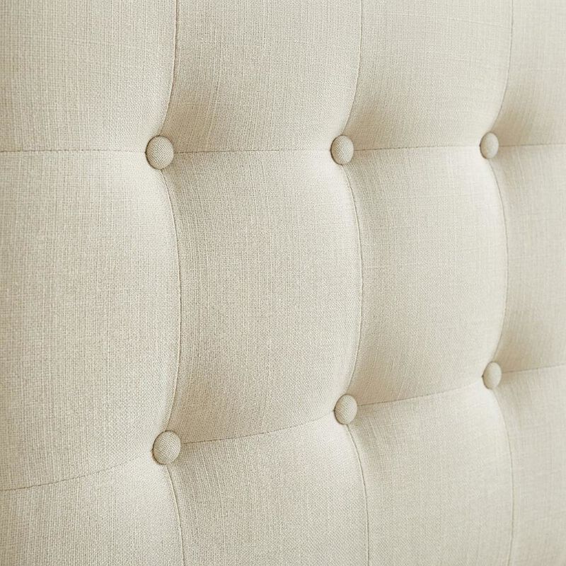 Upholstered Full Fabric Headboard with Soft Padding and Sturdy Frame image number 4