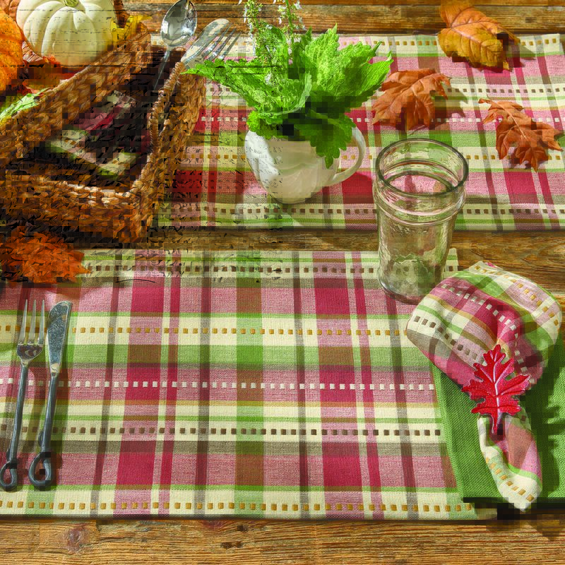 Park Designs Hadley Plaid Table Runner image number 1